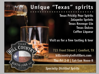 Hill country Distiller proof ad